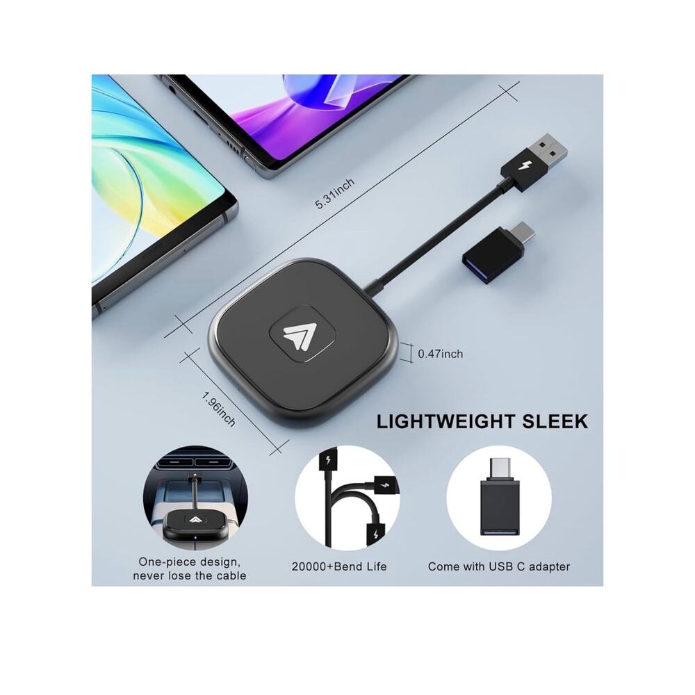 Android Auto Wireless Adapter for Wired Android Auto Cars - Picture 7 of 9
